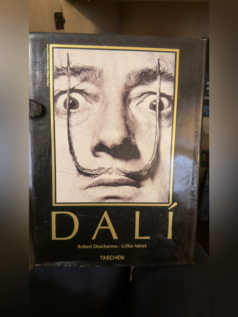 TASCHEN Dalí Art Book - Black & Gold Portrait Cover